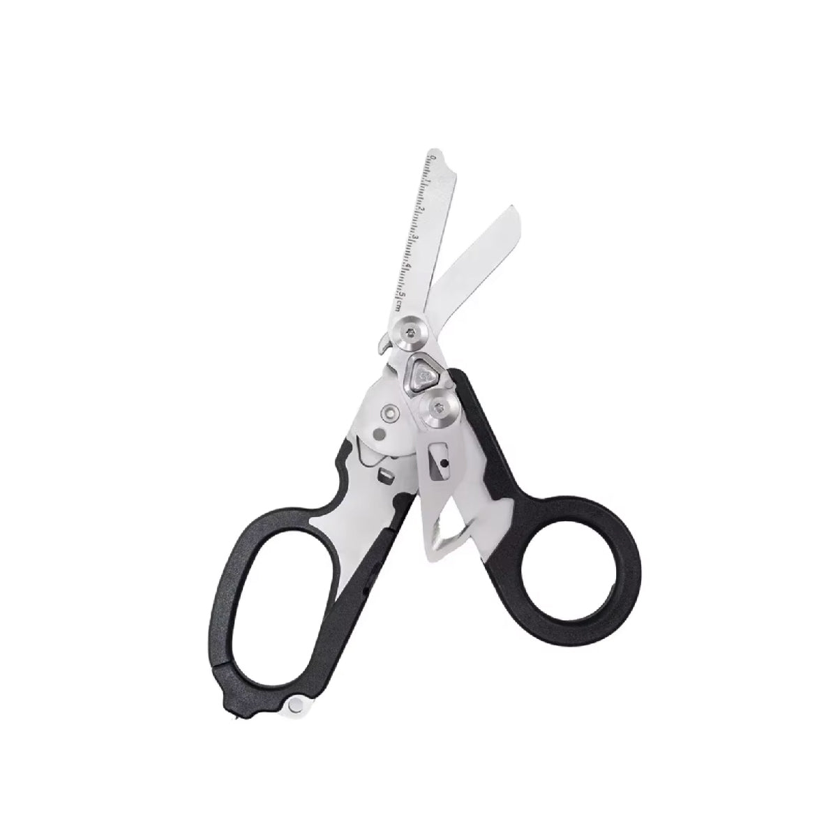 Opvouwbare Multitool Schaar – Met Veiligheidshamer & Gordelsnijder – Compact Noodhulpmiddel voor Auto & Outdoor