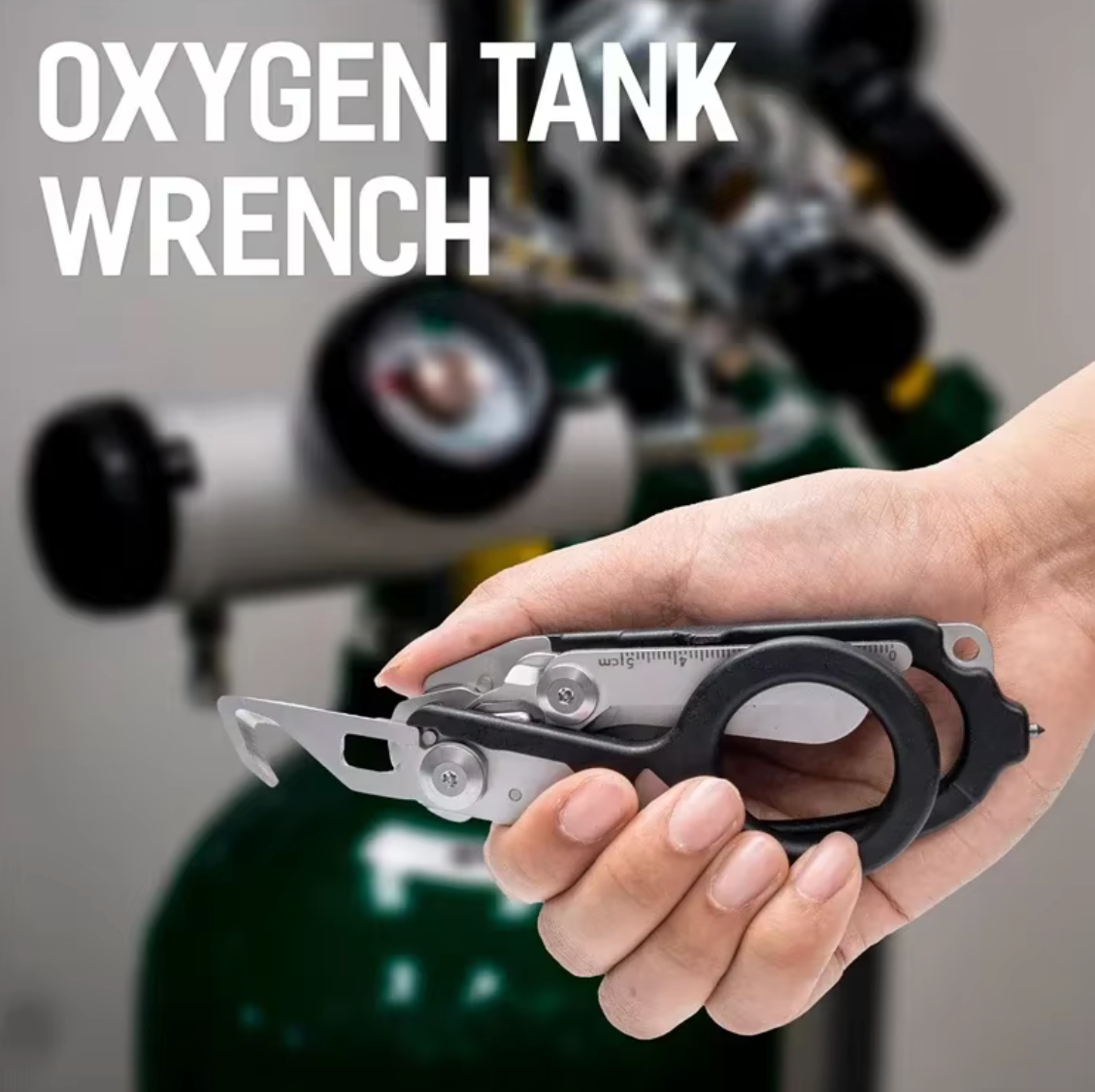 Opvouwbare Multitool Schaar – Met Veiligheidshamer & Gordelsnijder – Compact Noodhulpmiddel voor Auto & Outdoor