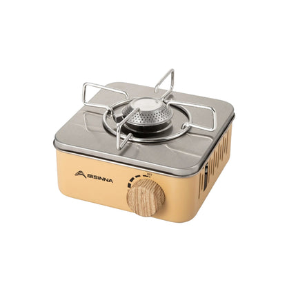 Draagbaar Gasfornuis 2800W – Noodkooktoestel met Draagtas – Compact RVS Gasstel voor Crisis, Prepping & Kamperen