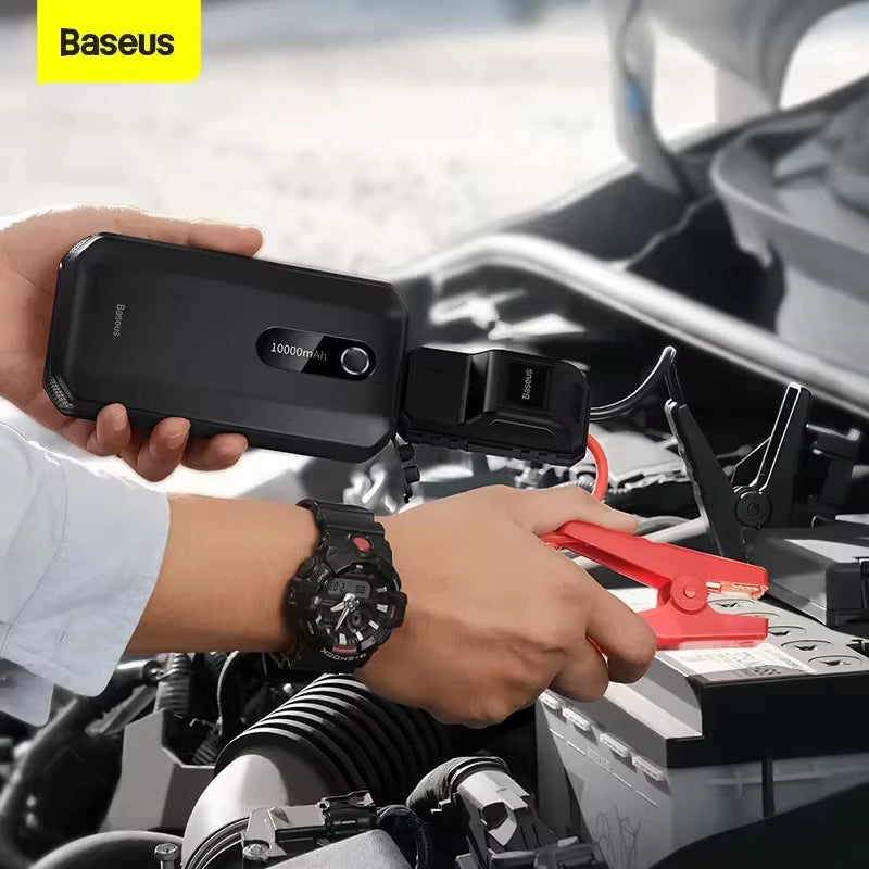 Car Jump Starter Starting Device 1000A Jumpstarter Auto Buster Emergency Booster 12V Car Jump Start Power Bank 10000Mah