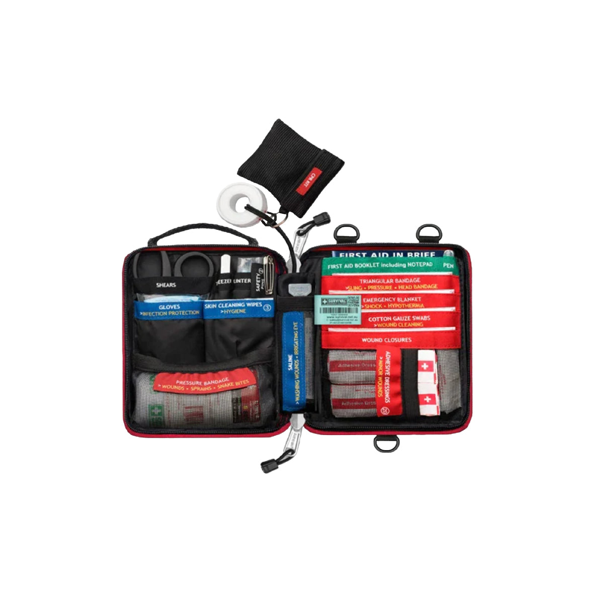 EHBO-Tas S-M-L  – Compact & Draagbaar – Voor Noodsituaties, Auto, Reizen & Outdoor – 2/3/4 Vakken