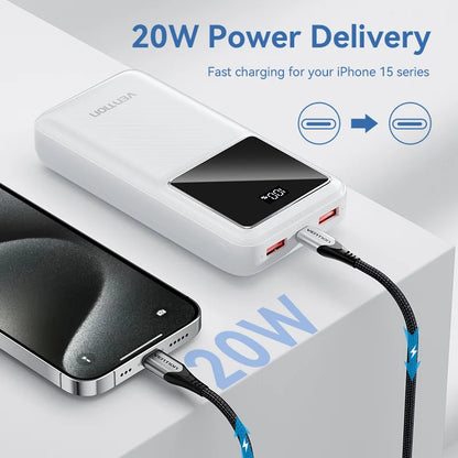 Vention Powerbank 22.5W – Snel en Krachtig Opladen Onderweg