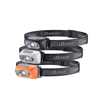USB Oplaadbare LED Hoofdlamp – 500 Lumen, Waterbestendig en Lichtgewicht – voor noodsituaties