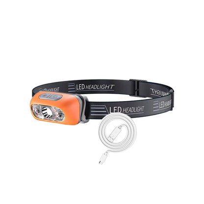 USB Oplaadbare LED Hoofdlamp – 500 Lumen, Waterbestendig en Lichtgewicht – voor noodsituaties