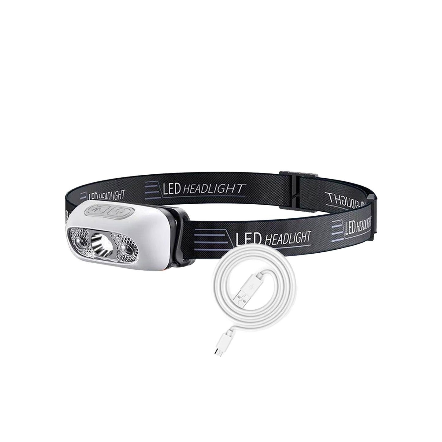 USB Oplaadbare LED Hoofdlamp – 500 Lumen, Waterbestendig en Lichtgewicht – voor noodsituaties