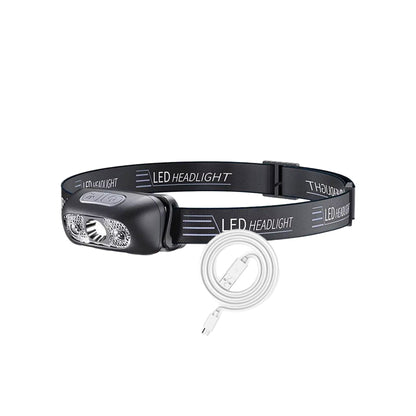 USB Oplaadbare LED Hoofdlamp – 500 Lumen, Waterbestendig en Lichtgewicht – voor noodsituaties